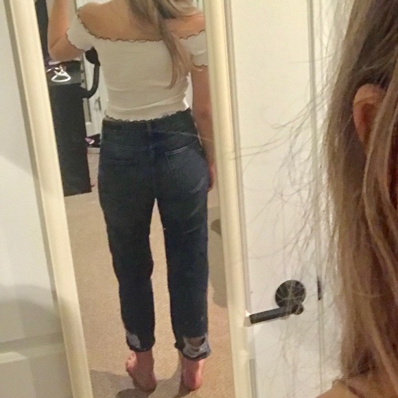 Straight legged cropped jeans - Picture 3 of 4
